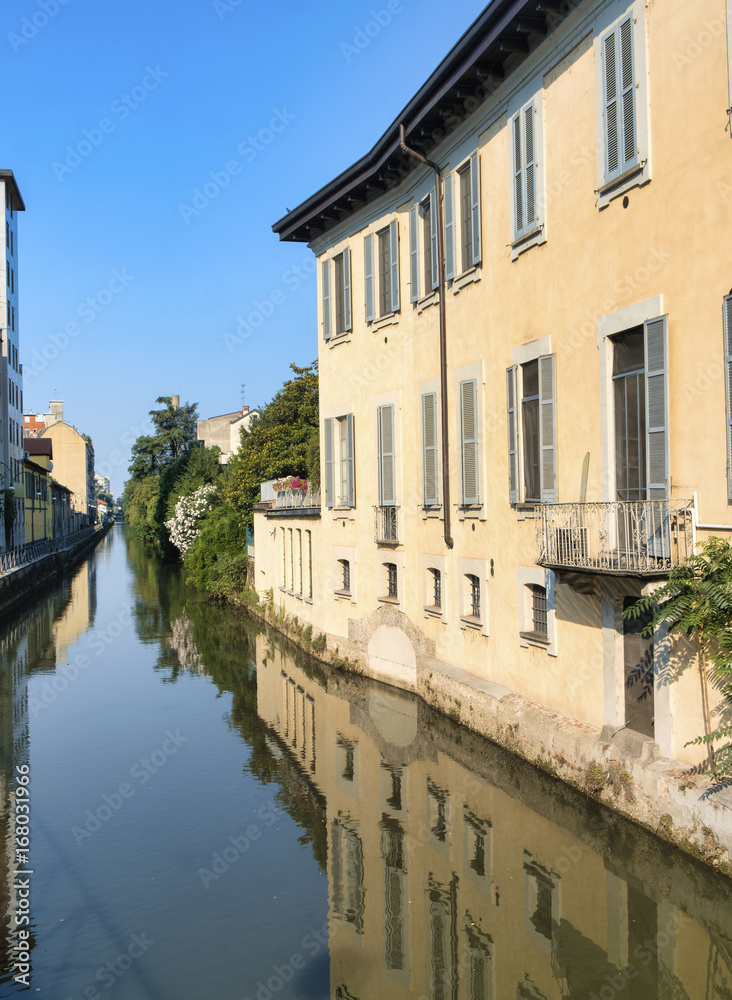 Milan (Italy): canal of Martesana
