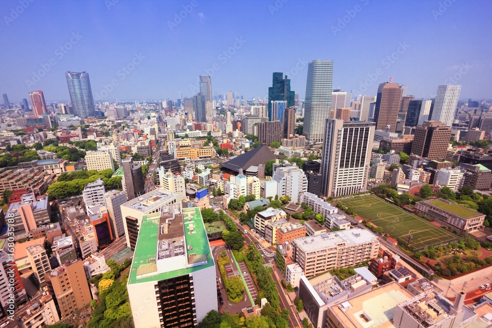 Naklejka premium Tokyo City