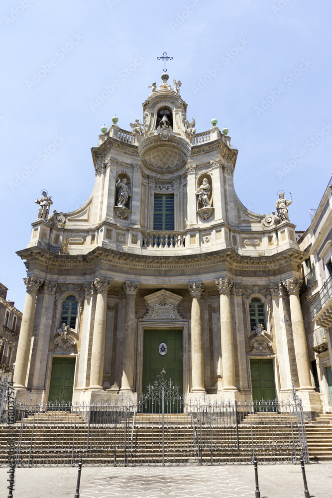 Basilica della Collegiata in Catania, Italy