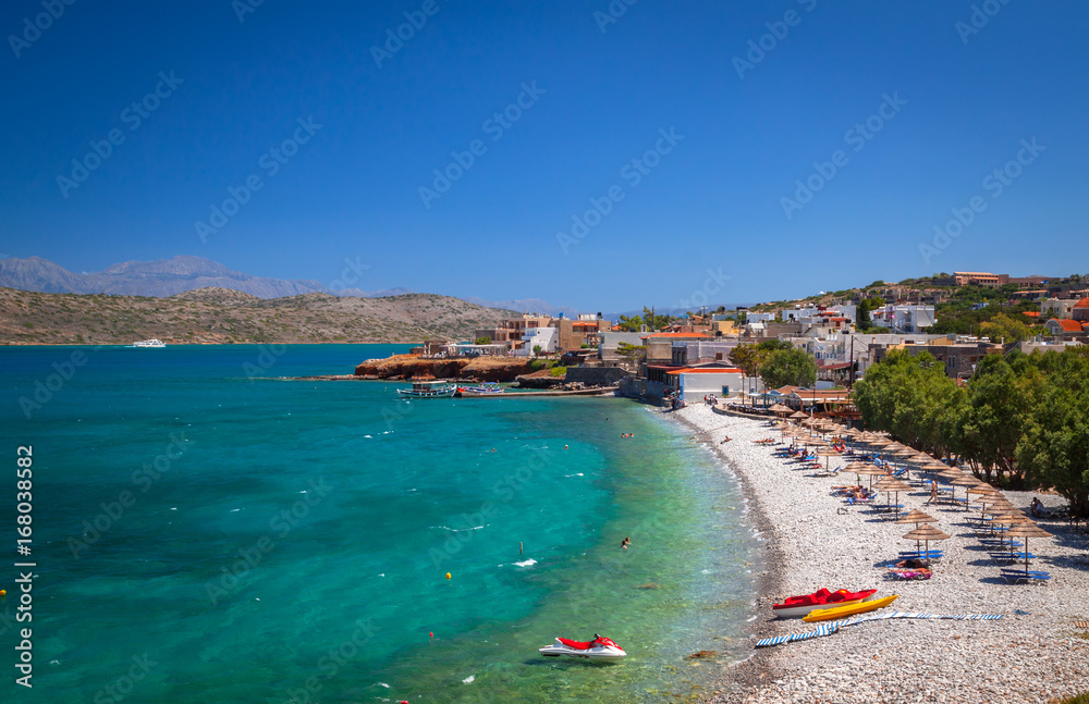 Amazing beach in Plaka, Greece