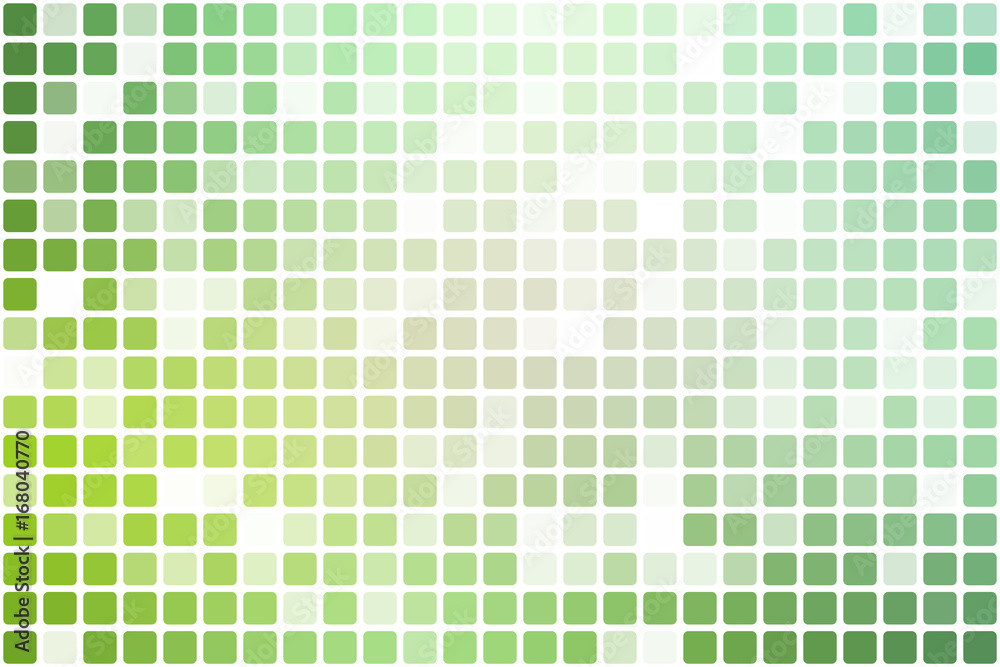 Light green shades occasional opacity mosaic over white Light green shades occasional opacity mosaic over white