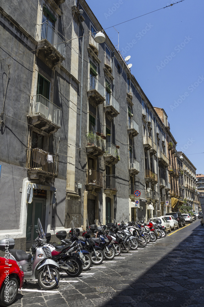 Street in Catania, Italy