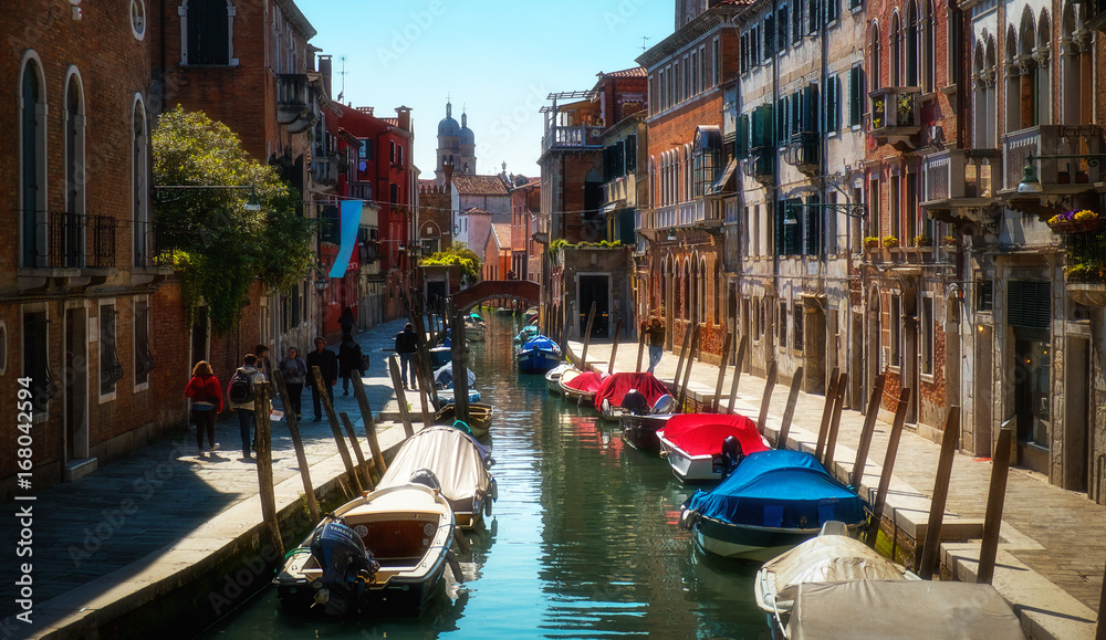 Morning of Venice. Italy.