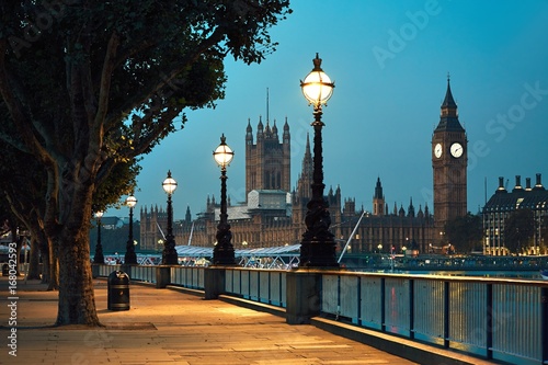 Canvas Print Big Ben and Houses of Parliament