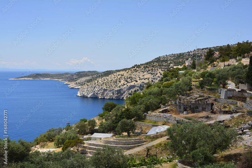 Greece, Thassos Island, monastery Archangelou