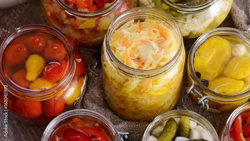 Fermented preserved vegetables