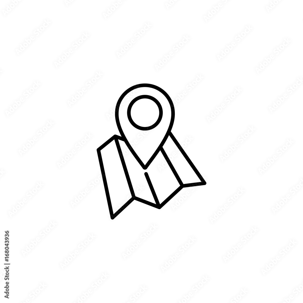 pin location on map icon