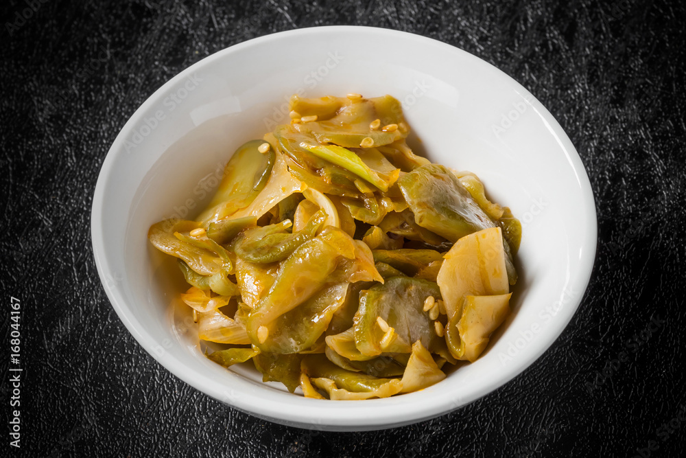 ザーサイ mustard plant pickled
ザーサイ mustard plant pickled