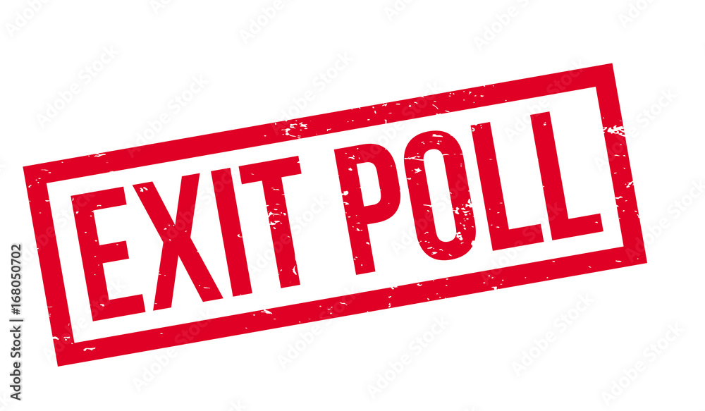 Exit Poll rubber stamp. Grunge design with dust scratches. Effects can be easily removed for a clean, crisp look. Color is easily changed. Exit Poll rubber stamp. Grunge design with dust scratches. Effects can be easily removed for a clean, crisp look. Color is easily changed.