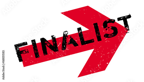 Finalist rubber stamp. Grunge design with dust scratches. Effects can be easily removed for a clean, crisp look. Color is easily changed.