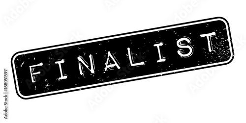 Finalist rubber stamp. Grunge design with dust scratches. Effects can be easily removed for a clean, crisp look. Color is easily changed.