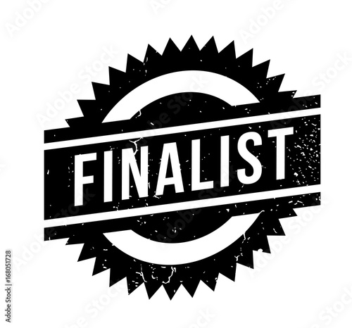 Finalist rubber stamp. Grunge design with dust scratches. Effects can be easily removed for a clean, crisp look. Color is easily changed.