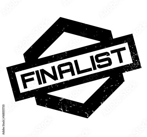 Finalist rubber stamp. Grunge design with dust scratches. Effects can be easily removed for a clean, crisp look. Color is easily changed.