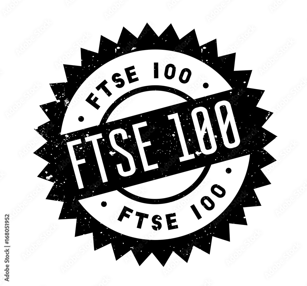 FTSE 100 rubber stamp. Grunge design with dust scratches. Effects can be easily removed for a clean, crisp look. Color is easily changed. FTSE 100 rubber stamp. Grunge design with dust scratches. Effects can be easily removed for a clean, crisp look. Color is easily changed.