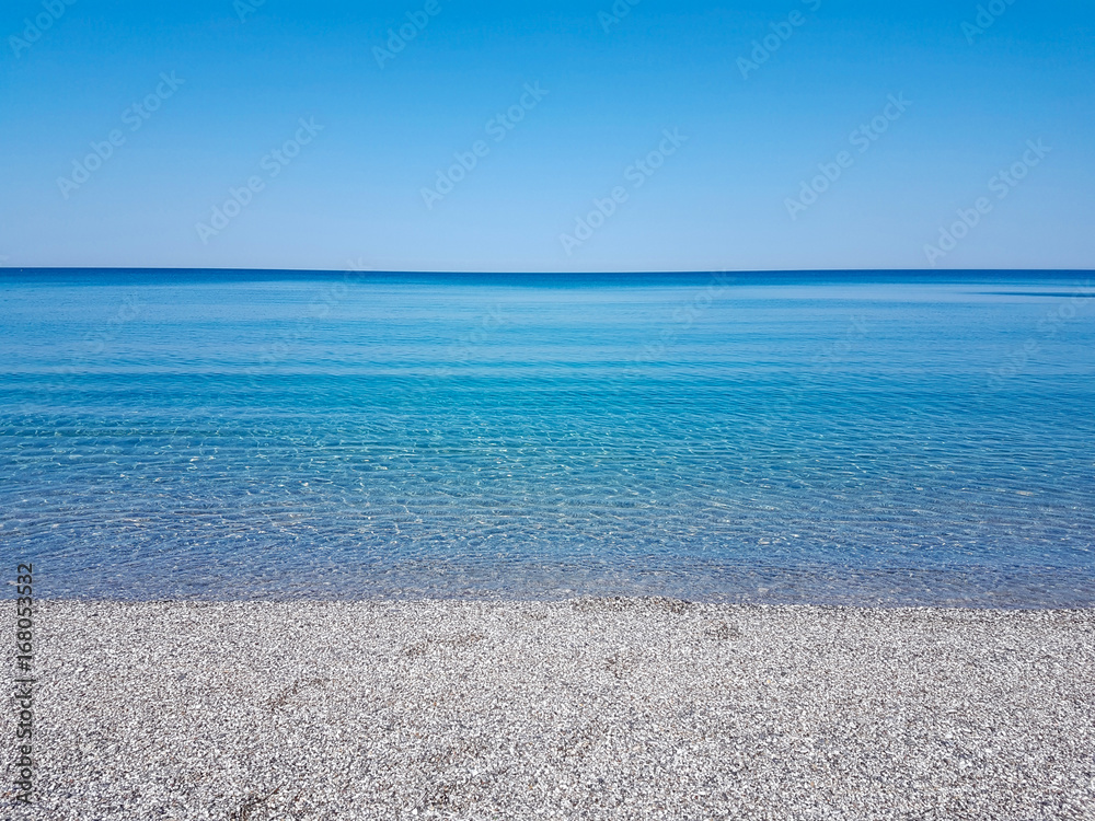 sea beach background blue transperent Preveza Greece