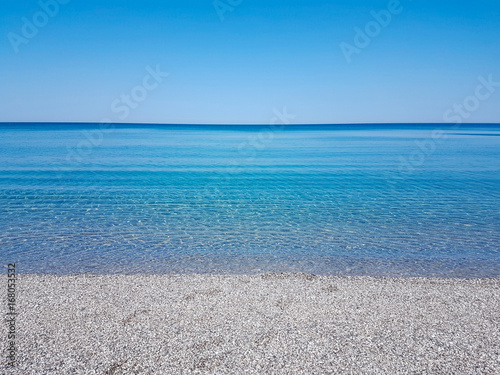 sea beach background blue transperent Preveza Greece