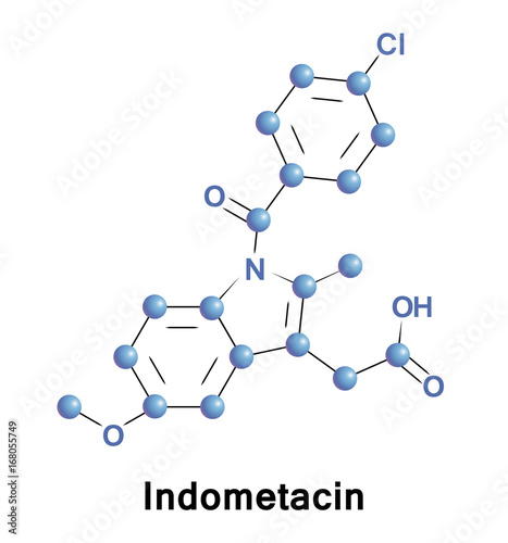 Indometacin nonsteroidal anti-inflammatory drug
