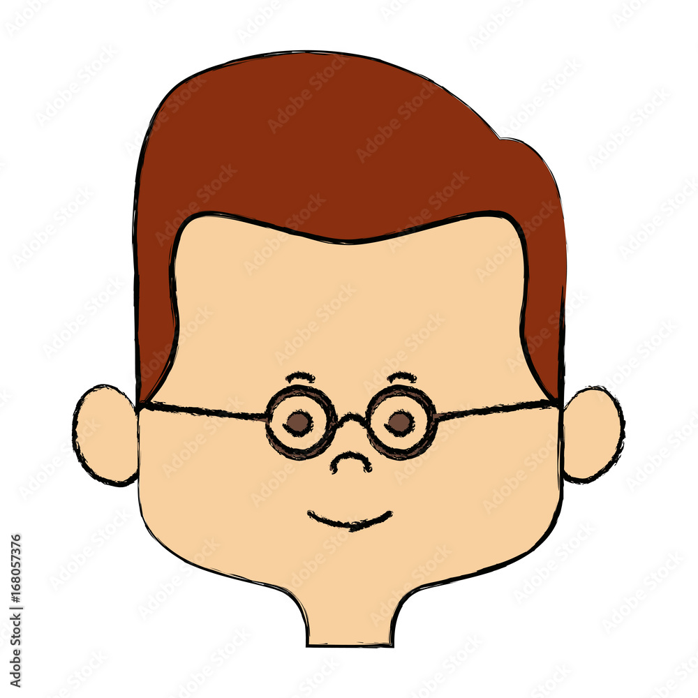 cartoon man face avatar character male cute vector illustration cartoon man face avatar character male cute vector illustration