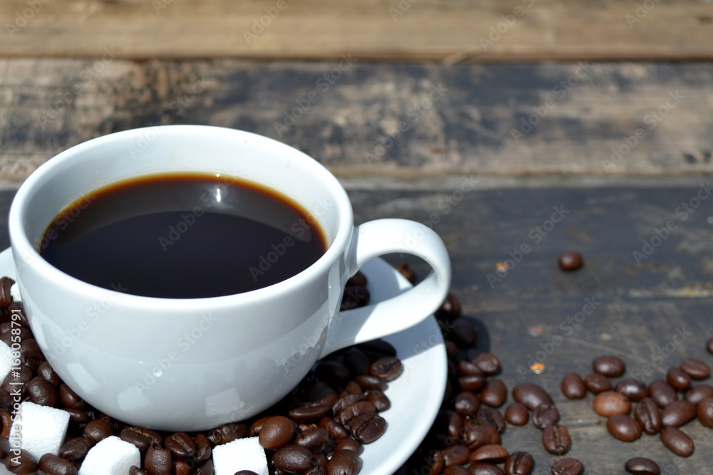 Black coffee mug with sugar and seed on the natural wood floor. งานศิลปะทักษะทางศิลปะที่เกี่ยวกับงานศิลป์ผลงานทางศิลปะศิลปศิลปะศิลป์ความเป็นมาฉากหลังปูมหลังพื้นหลังภาพพื้นเดิมพื้นเพเดิมภูมิหลังรกรากเ Black coffee mug with sugar and seed on the natural wood floor. งานศิลปะทักษะทางศิลปะที่เกี่ยวกับงานศิลป์ผลงานทางศิลปะศิลปศิลปะศิลป์ความเป็นมาฉากหลังปูมหลังพื้นหลังภาพพื้นเดิมพื้นเพเดิมภูมิหลังรกรากเ