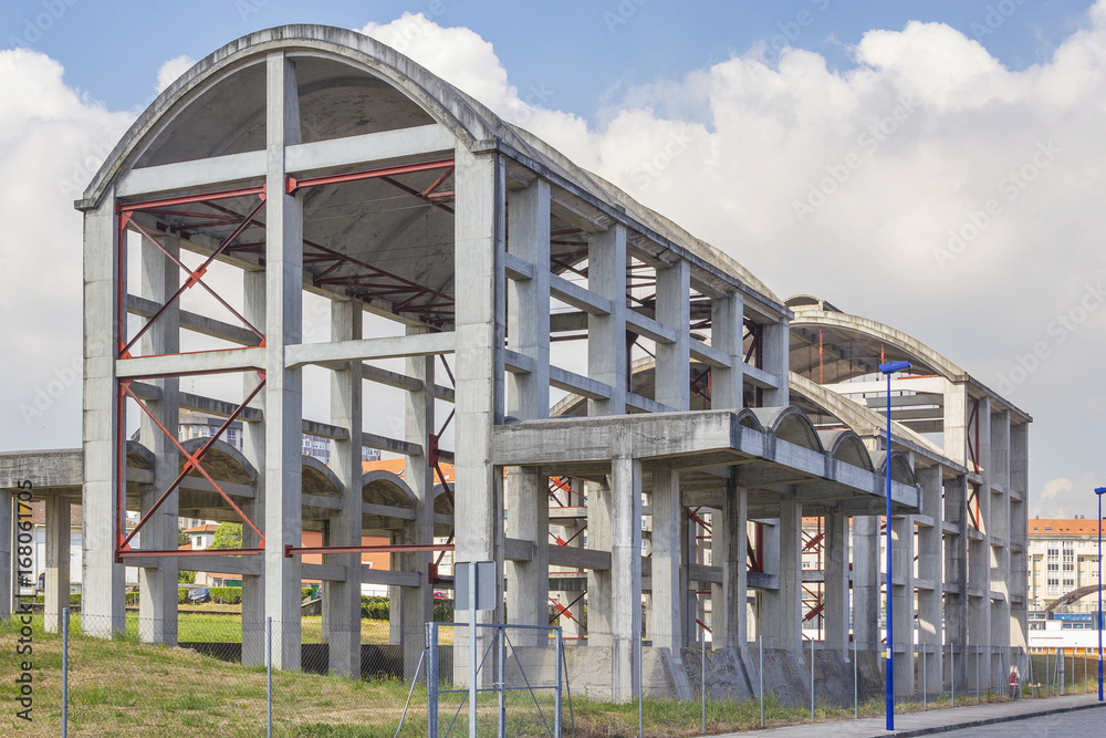 Obraz premium Industrial ruins in O Burgo