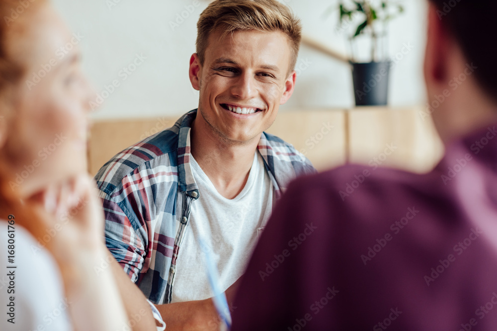 Fototapeta premium smiling young man