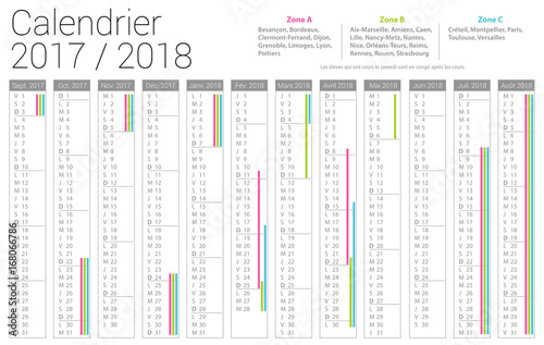 Calendrier 2017 2018