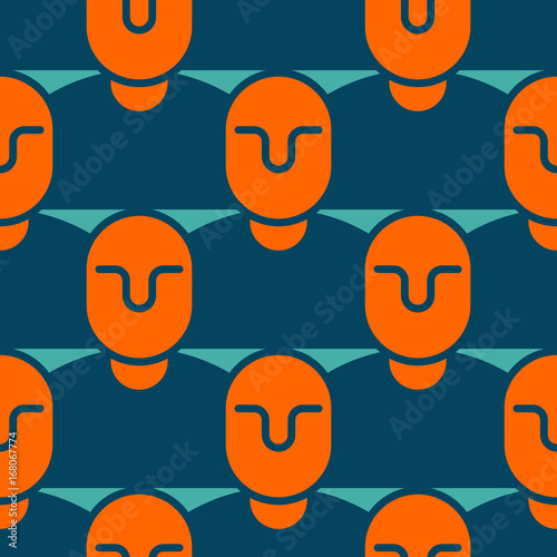 Manager background. People texture. Office seamless pattern.