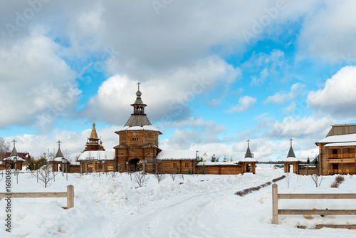 Holy spring gremyachiy Klyuch. A pilgrimage center. Svyatogorye. Moscow region, Sergiev Posad district, village Vzglyadnevo