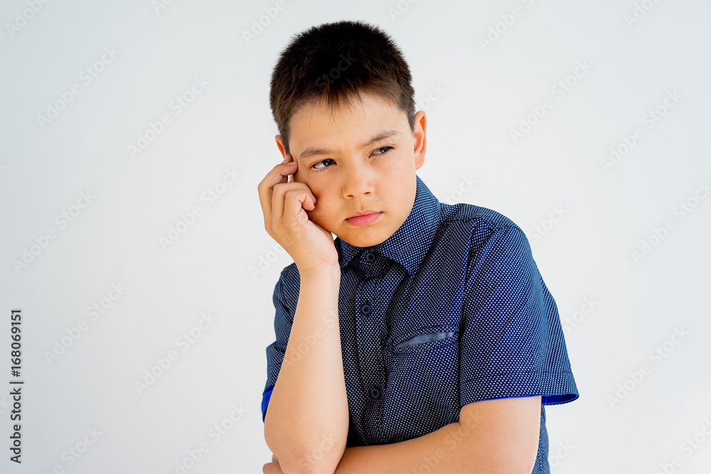 Boy showing emotions Boy showing emotions