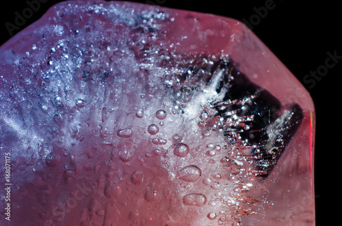 glaçon coloré
