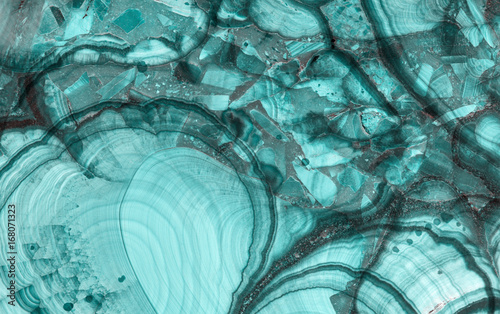 cyan malachite stone dark texture closeup