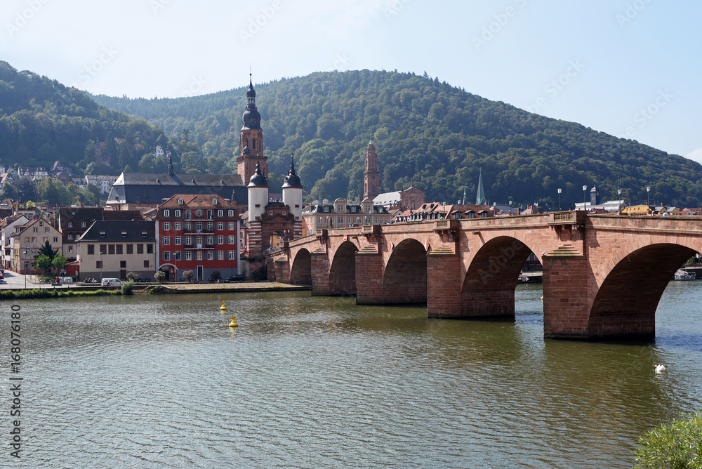 Obraz premium Alte Brücke von Heidelberg