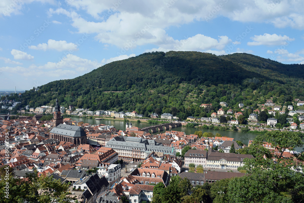 Panoramablick auf Heidelberg