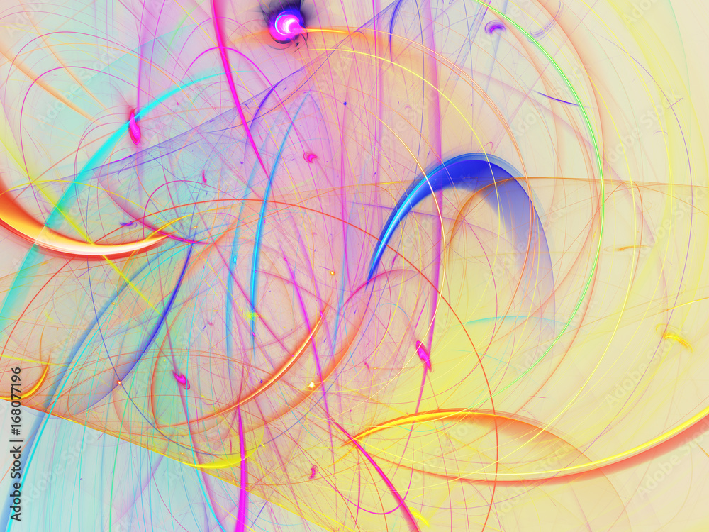 Abstract fractal background 3D rendering Abstract fractal background 3D rendering