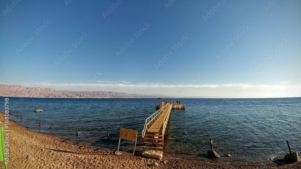 Landscapes of the city of Eilat, Israel