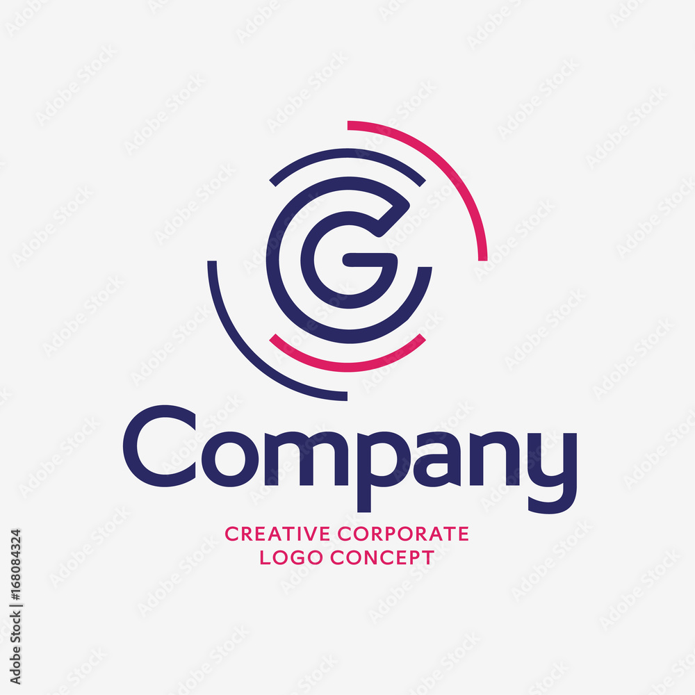 Letter G Company Vector Logo Design Template. Abstract Company Symbol. Modern and Tech corporate business Symbol Vector Illustration Letter G Company Vector Logo Design Template. Abstract Company Symbol. Modern and Tech corporate business Symbol Vector Illustration