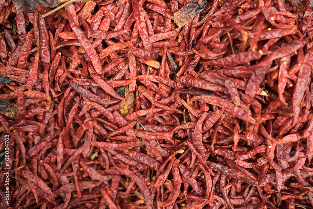 Naklejka premium dry roasted red chilli