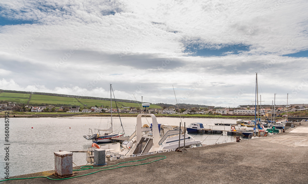 Maidens Harbour and Village Near Girvan Scotland. Maidens Harbour and Village Near Girvan Scotland.