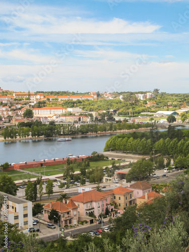 A view of Coimbra and river Mondego