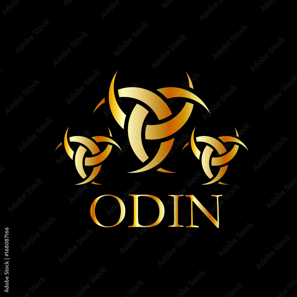 Φωτογραφία Odin- The graphic is a symbol of the horns of Odin, a satanist symbol