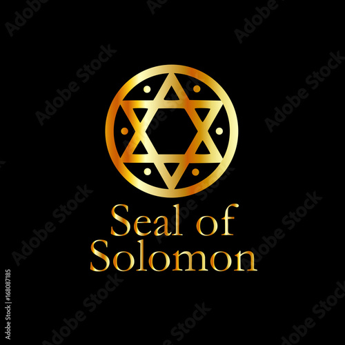 The seal of Solomon- a magical symbol or Hexagram 