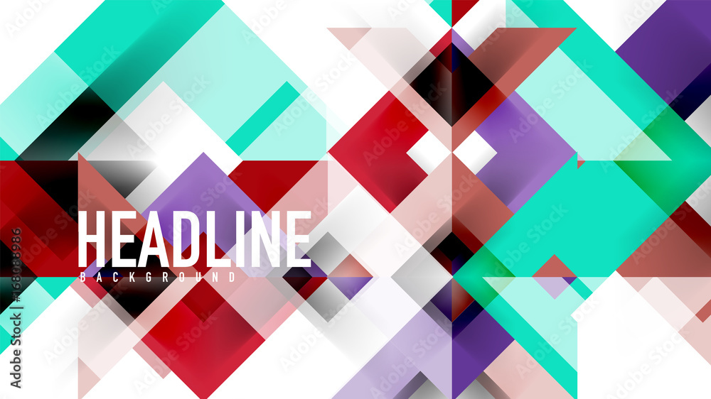 Business presentation geometric template Business presentation geometric template