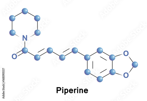 Piperine alkaloid pepper