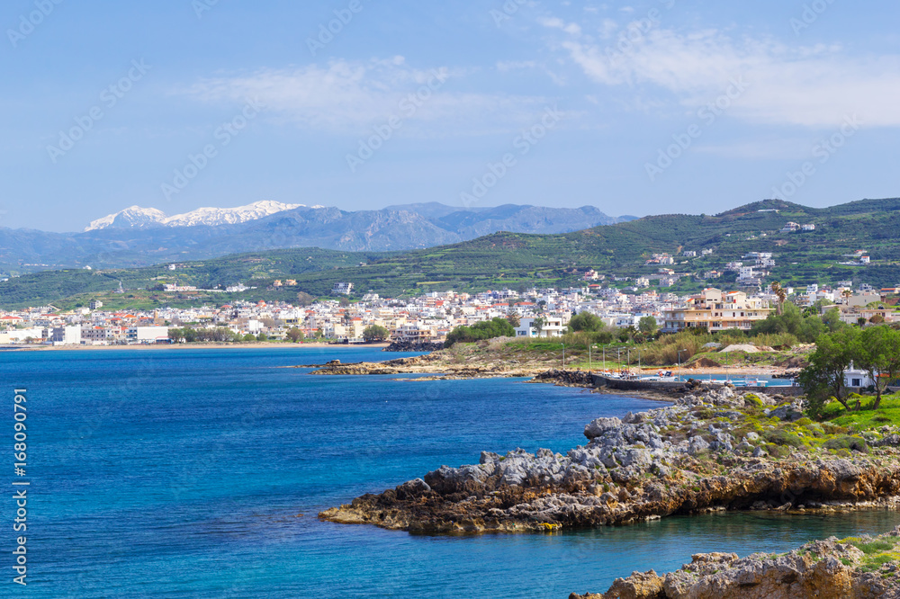 Landscape of Kissamos town on Crete - Greece