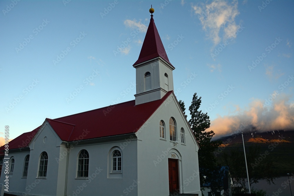 Church, Faskrudsfjordur, Iceland