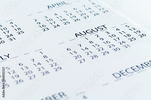 Calendar Date Planner 