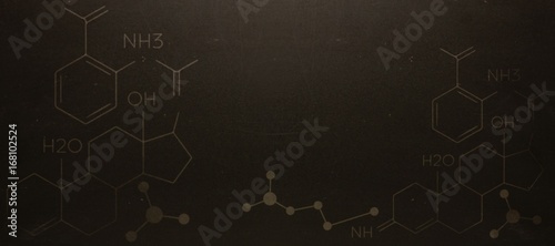 Composite image of composite image of chemical structure