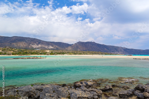 Fototapeta Naklejka Na Ścianę i Meble -  Elafonissi beach on Crete, Greece