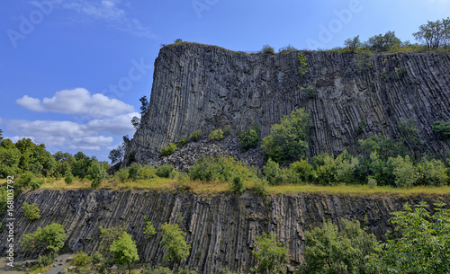 Canvas Print The 'Hegyestu' mount is a remnant hill at the Kali Basin of the Balaton Highlands