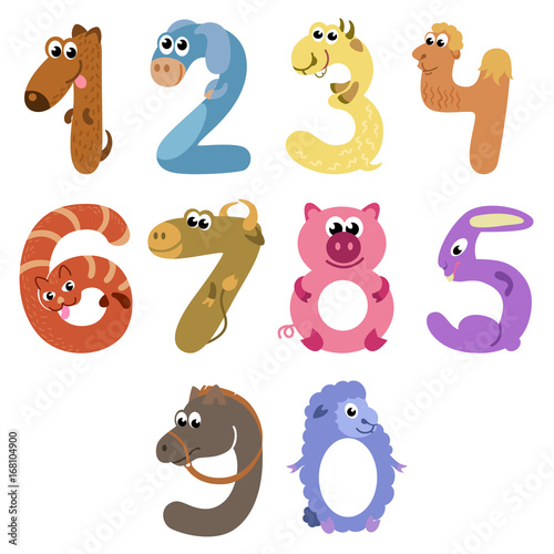 Numbers like farm animals